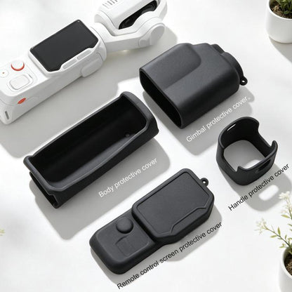 4-in-1 Set Silicone Protective Full-Body Camera Cover, For Insta360 Luna Ultra
