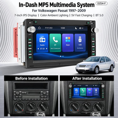 7 inch Car MP5 Player CarPlay & Android Auto Smart Bluetooth Display for Volkswagen Passat Lingyu 1997-2009