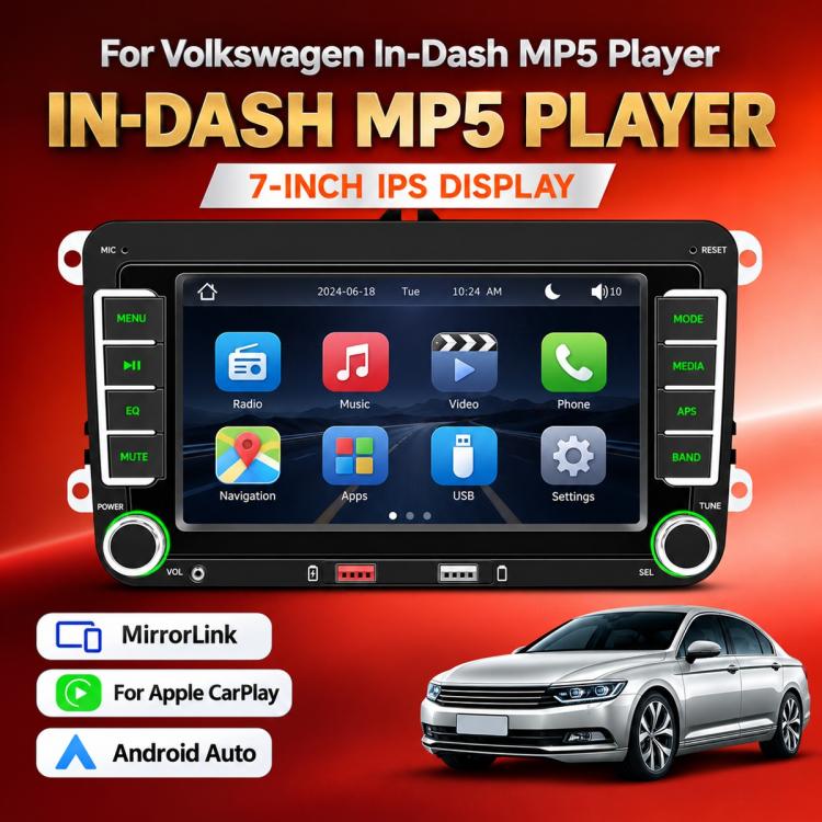 Car MP5 Player Phone Connectivity Bluetooth Reversing Camera for Volkswagen, F9093W 9 inch