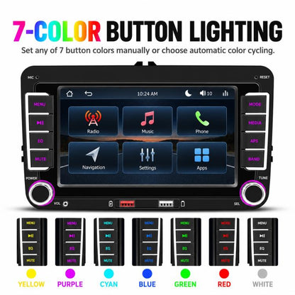 Car MP5 Player Phone Connectivity Bluetooth Reversing Camera for Volkswagen, F9095W 9 inch