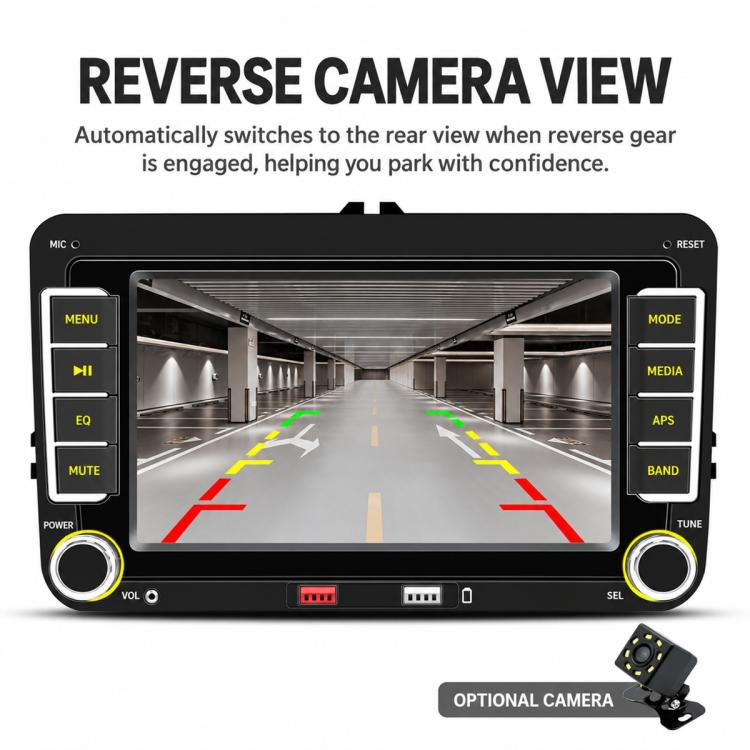 Car MP5 Player Phone Connectivity Bluetooth Reversing Camera for Volkswagen, F9095W 9 inch