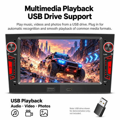 7 inch Car MP5 Player Phone Connectivity Bluetooth Reversing Camera with USB for OPEL, with USB for OPEL