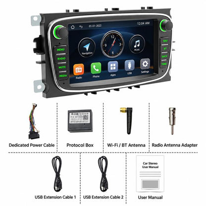7 inch Car MP5 Player Wireless CarPlay/Android Auto Bluetooth HD Display for Ford Focus, For Ford Focus