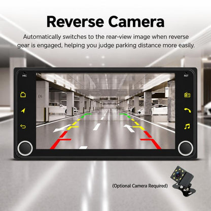 7 inch Car MP5 Player Wireless Central Control Smart Screen with Button for Toyota Corolla, with Button