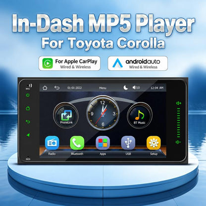 7 inch Full Touch Car MP5 Player Wireless Central Control Smart Screen for Toyota Corolla, Full Touch