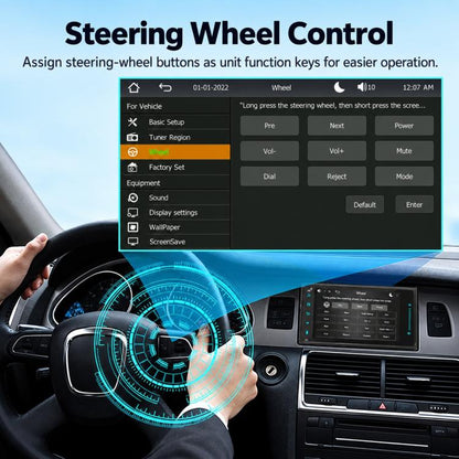 7 inch Full Touch Car MP5 Player Wireless Central Control Smart Screen for Toyota Corolla, Full Touch
