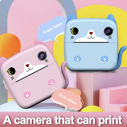A21 2.4 inch 2400w HD Kids Instant Print Camera, Standard Type No Memory Card