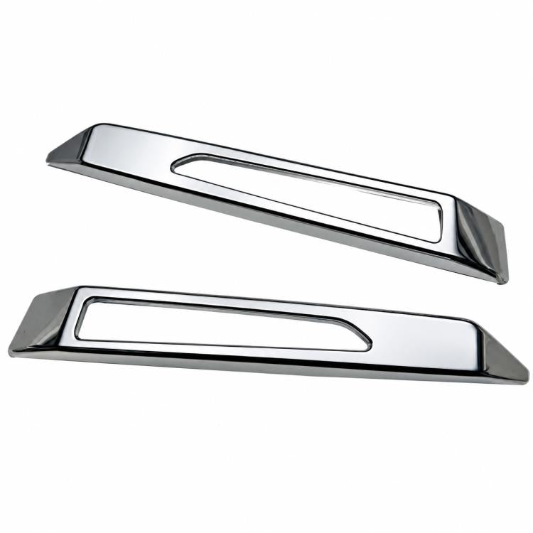 1 Pair Car Front Bumper Fog Light Chrome Trim Bezel for Daihatsu Tanto Custom 2023, Front Bumper Trim Bezel