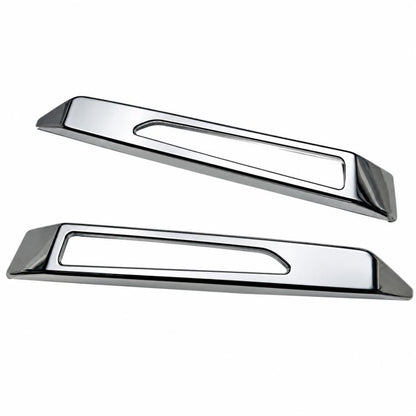1 Pair Car Front Bumper Fog Light Chrome Trim Bezel for Daihatsu Tanto Custom 2023, Front Bumper Trim Bezel