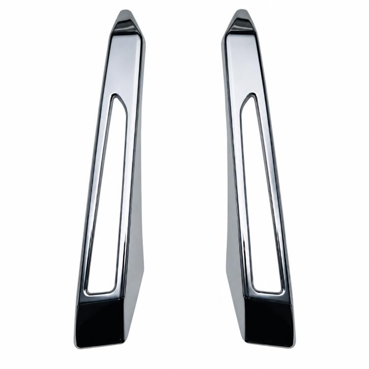 1 Pair Car Front Bumper Fog Light Chrome Trim Bezel for Daihatsu Tanto Custom 2023, Front Bumper Trim Bezel