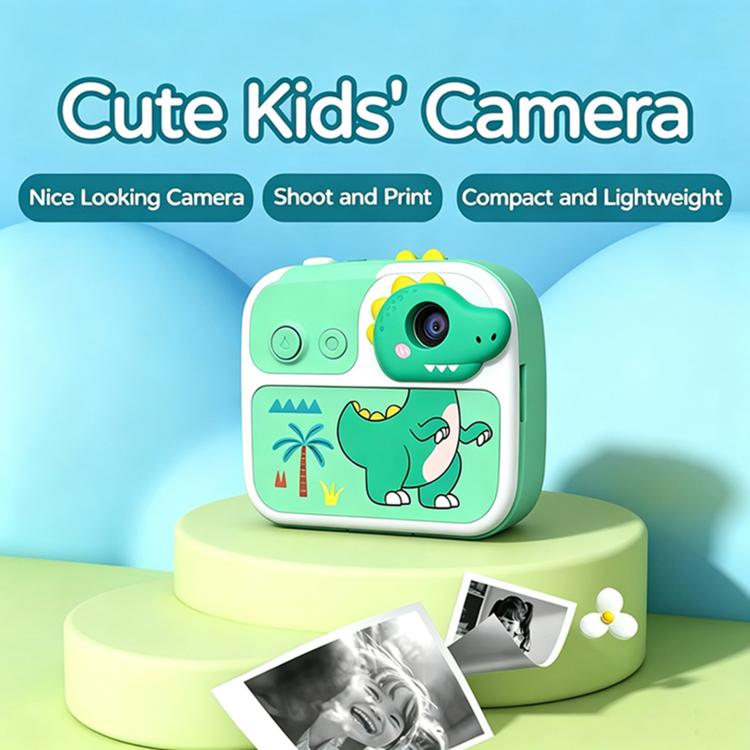 A28 2.4 inch IPS Screen Children Printing Camera with Silicone Case