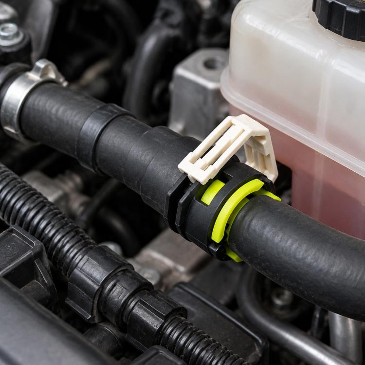Car Heater Hose Connector for Mazda, D651-61-240 Straight Connector, B37F-61-240 Elbow Connector