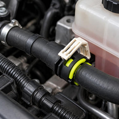 Car Heater Hose Connector for Mazda, D651-61-240 Straight Connector, B37F-61-240 Elbow Connector