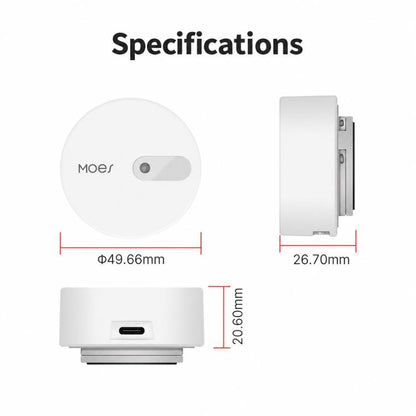 Compatible With ZigBee Tuya Smart Home Human Presence Sensor 24GHz Radar Motion Detection Sensor with App Timer