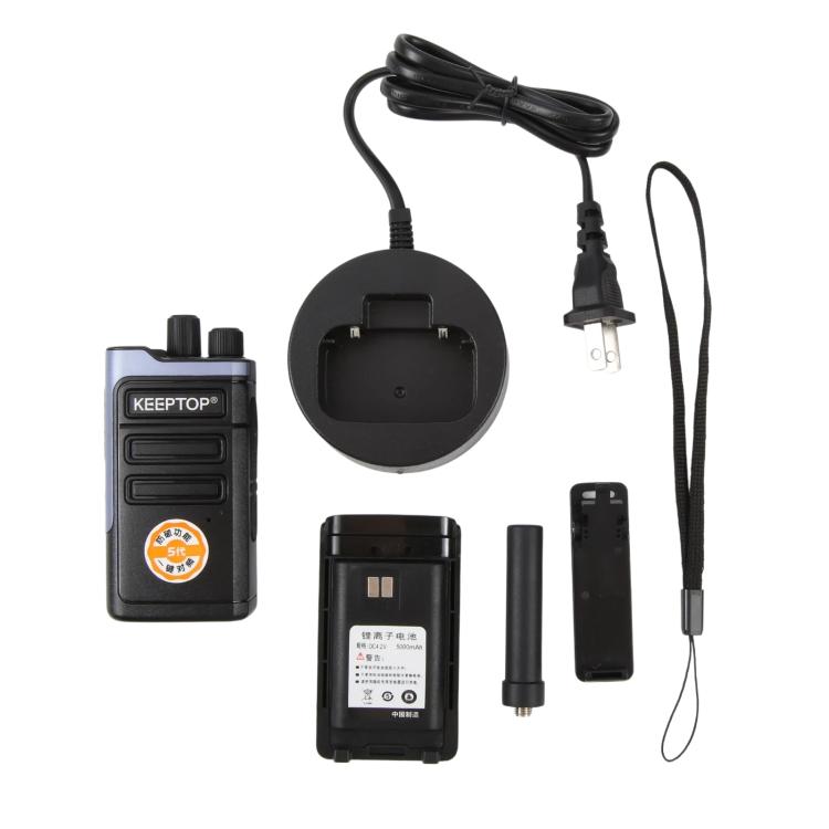 KEEPTOP W-328 5W Portable Two-way Radio Walkie Talkie, EU Plug, US Plug