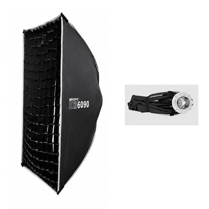 TRIOPO K3 Series Side-Fold Rectangular Quick-Mount Softbox, K3-6090 Bowens, K3-6090 Bowens + Grid, K3-6090 Top Light, K3-6090 Top Light + Grid, K3-30120 Bowens, K3-30120 Bowens + Grid, K3-30120 Top Light, K3-30120 Top Light + Grid