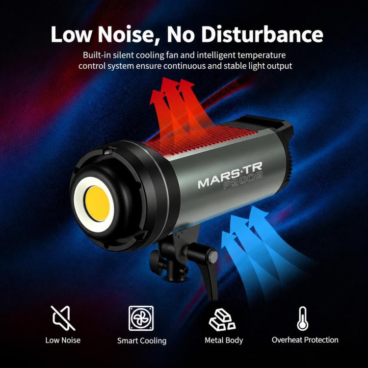 TRIOPO MARS TR-P200 Series 215W Bi-Color Video Light, MARS-TRP200D, MARS-TRP200B
