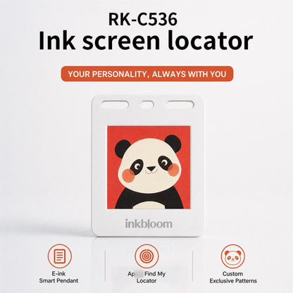 RK-C536 E-ink Screen Locator Tag Compatible with Find My APP
