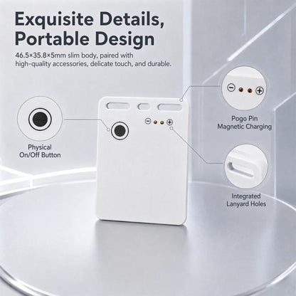 RK-C536 E-ink Screen Locator Tag Compatible with Find My APP