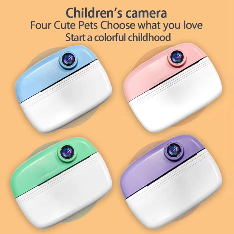 D1 1080P 2.4 inch HD Large Screen Kids Instant Printing Camera, Support Photo and Video Recording