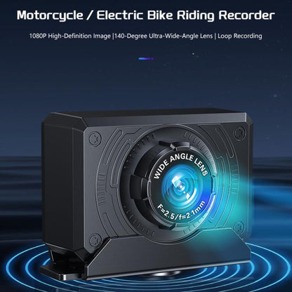 L3 2K Waterproof Motorcycle Dash Cam with Mount, L3