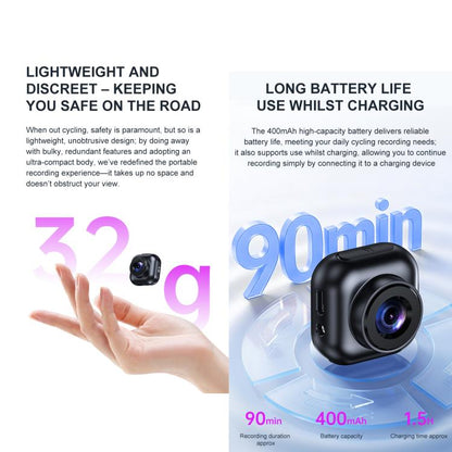 L5 2K Waterproof Motorcycle Dash Cam Cycling Recorder, L5