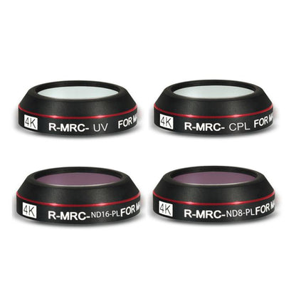JSR RD Series Lens Filter Set For SJCAM SJC300 / 400 / 400 Pro, 3 in 1 CPL ND8/16PL, 3 in 1 CPL ND16PL NIGHT, 4 in 1 UV CPL ND8/16PL, 4 in 1 ND8/16/32/64PL, 5 in 1 Mixed Filter, 6 in 1 UV CPL NDPL, 6 in 1 Mixed Filter