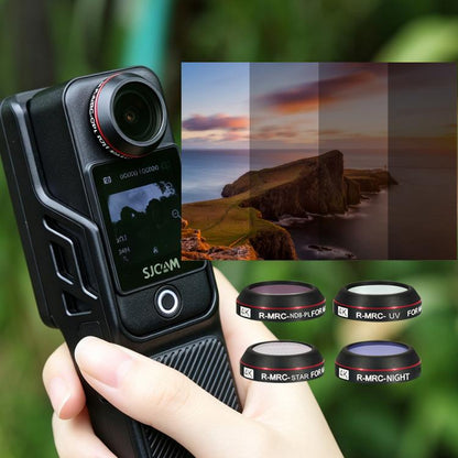 JSR RD Series Lens Filter Set For SJCAM SJC300 / 400 / 400 Pro, 3 in 1 CPL ND8/16PL, 3 in 1 CPL ND16PL NIGHT, 4 in 1 UV CPL ND8/16PL, 4 in 1 ND8/16/32/64PL, 5 in 1 Mixed Filter, 6 in 1 UV CPL NDPL, 6 in 1 Mixed Filter