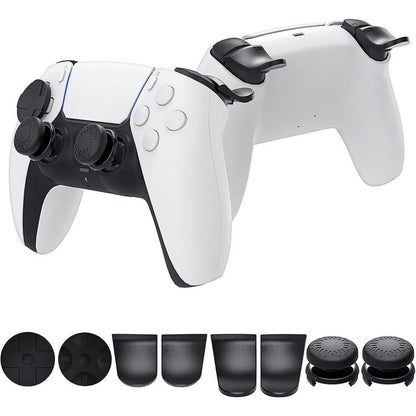 XDcase 8-in-1 Set For PS5 Controller L2/R2 Triggers Extenders & D-pad Caps & Thumb Grips