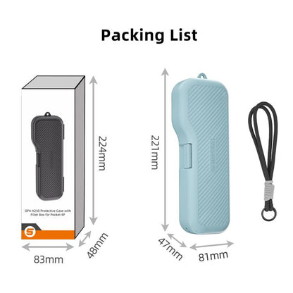 Sunnylife Shock-proof Storage Box Protective Cover with Filter Box, For DJI Osmo Pocket 4P