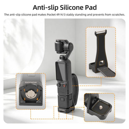 Sunnylife Portable Hand Band Metal Extension Handle Mount Expansion Frame, For DJI Osmo Pocket 4P / 4 / 3