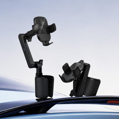 hoco H113 Oak Push-type Magnetic Car Holder with Cup Holder