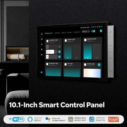 CCP-TY10 10 inch Touch Screen Tuya Smart Home Control Panel Compatible with ZigBee, EU Edition, US Edition