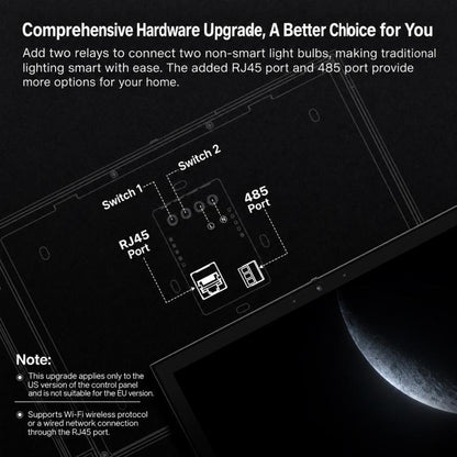 CCP-TY10 10 inch Touch Screen Tuya Smart Home Control Panel Compatible with ZigBee, EU Edition, US Edition