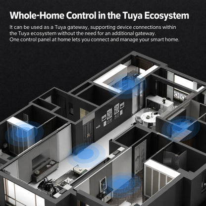 CCP-TY10 10 inch Touch Screen Tuya Smart Home Control Panel Compatible with ZigBee, EU Edition, US Edition
