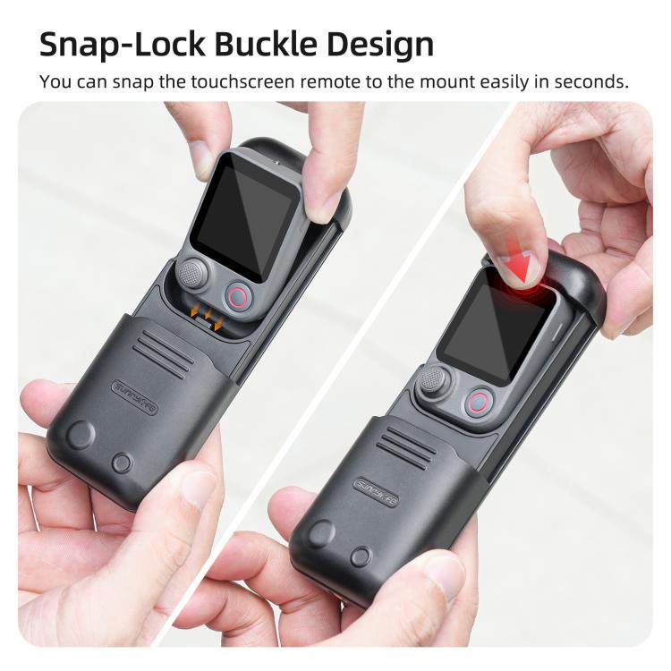 Sunnylife FrameTap Remote Sliding Remote Protector Screen Protective Cover, For DJI Osmo Pocket 4P
