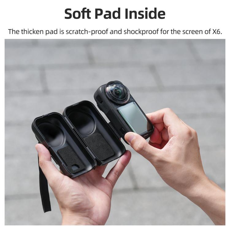 Sunnylife Integrated Lens Screen Protective Cover with Lanyard, For Insta360 X6