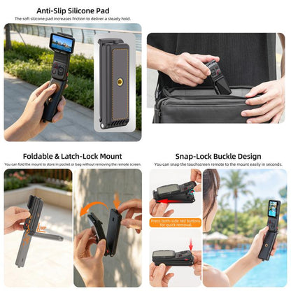 Sunnylife Handheld Touchscreen Remote Mount Quick-Release Bracket, For Insta360 Luna Ultra / Pro