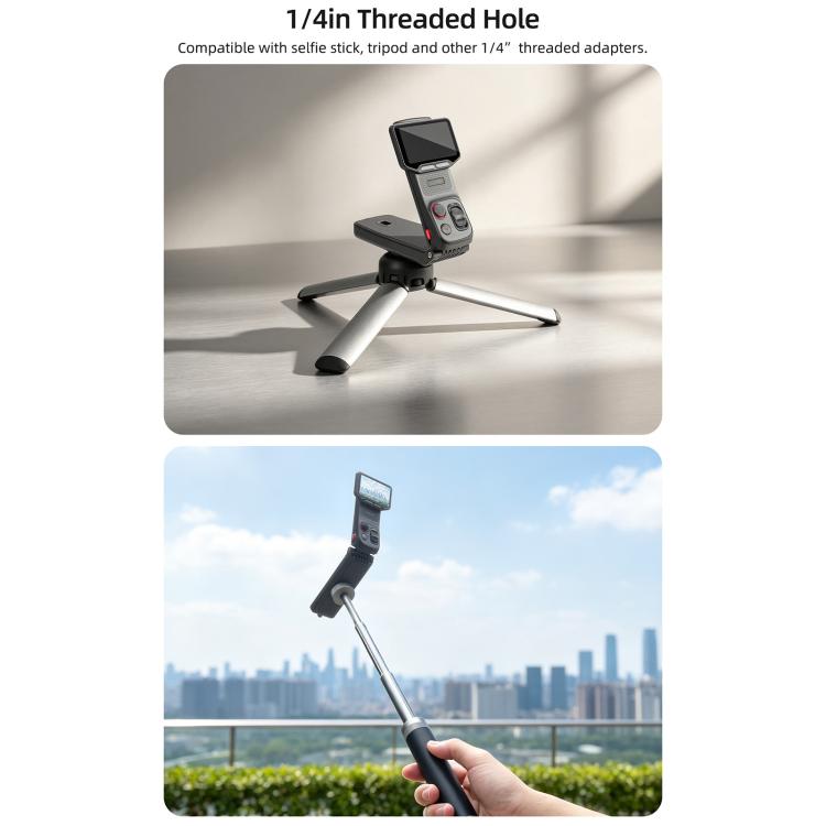 Sunnylife Handheld Touchscreen Remote Mount Quick-Release Bracket, For Insta360 Luna Ultra / Pro