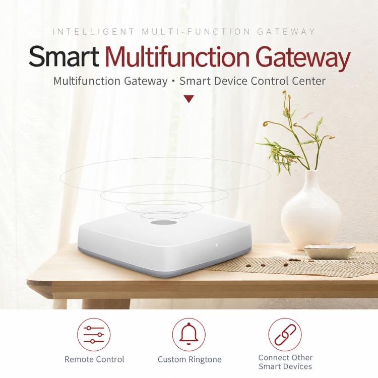 Tuya Smart Home Wired Smart Multifunctional Gateway Compatible with ZigBee, without Bluetooth, with Bluetooth