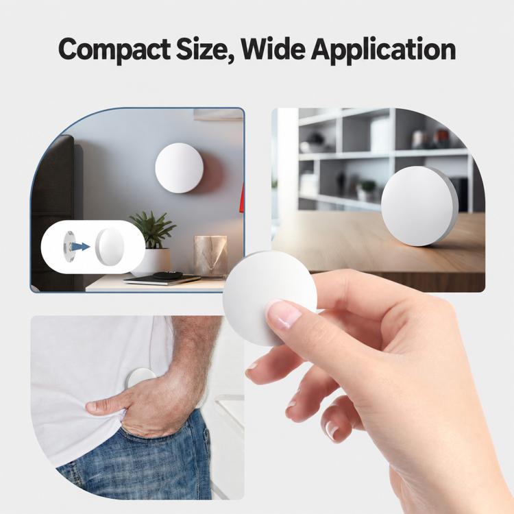 MOES ZT-S02-SR Smart Wireless Remote Control Press Button Scene Switch Compatible with ZigBee Gateway