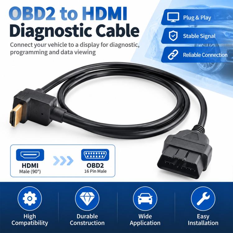 OBD2 Cable Harness for Ford Xcal4 X4 Performance Programmer with V3 Port Compatible Vehicles