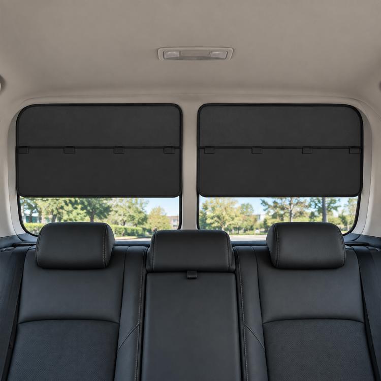 Car Privacy Curtain Window Shade Magnetic Blackout Heat-insulating Sunshade, Driver Side Window, Front Passenger Window, Rear Window, Front Window 1 Pair, Rear Window 1 Pair, 4 in 1 Set