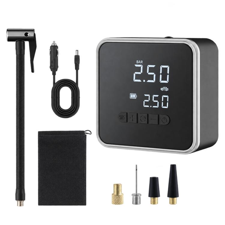 19mm Cylinder Multi-function Car Air Pump, 716 with DC Cable, 717 with 6000mAh, 718 with 6000mAh + DC Cable