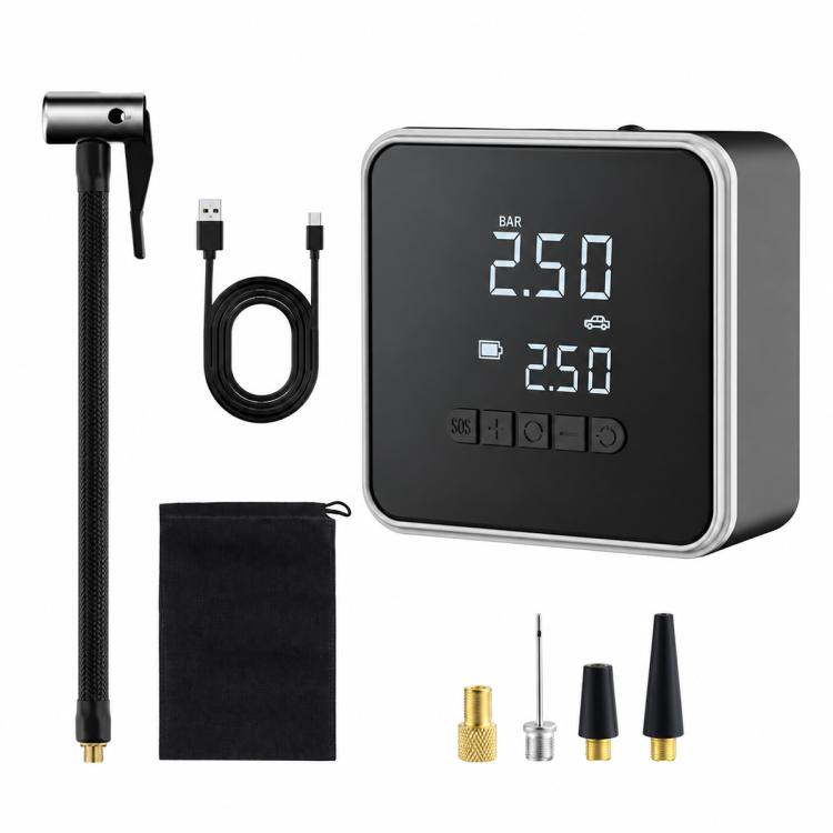 19mm Cylinder Multi-function Car Air Pump, 716 with DC Cable, 717 with 6000mAh, 718 with 6000mAh + DC Cable