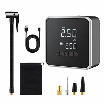 19mm Cylinder Multi-function Car Air Pump, 716 with DC Cable, 717 with 6000mAh, 718 with 6000mAh + DC Cable
