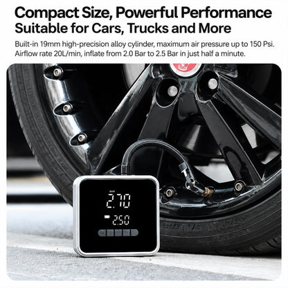 19mm Cylinder Multi-function Car Air Pump, 716 with DC Cable, 717 with 6000mAh, 718 with 6000mAh + DC Cable