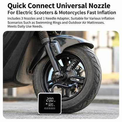19mm Cylinder Multi-function Car Air Pump, 716 with DC Cable, 717 with 6000mAh, 718 with 6000mAh + DC Cable