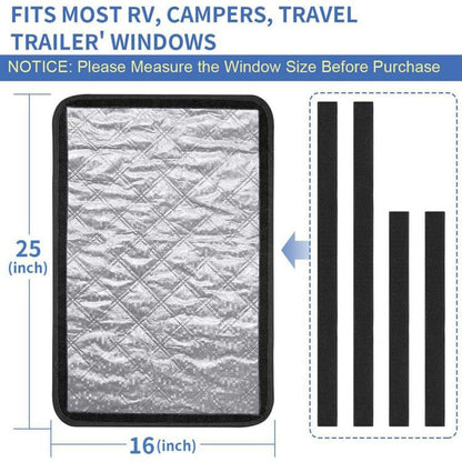 Foldable RV Window Sunshade Curtain