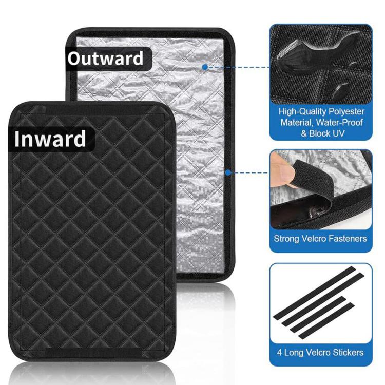 Foldable RV Window Sunshade Curtain